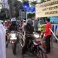 Selama musim mudik, pihak kepolisian mendirikan posko pengamanan di sepanjang Jalan Kalimalang, Jakarta, Kamis (24/7/14). (Liputan6.com/Panji Diksana)