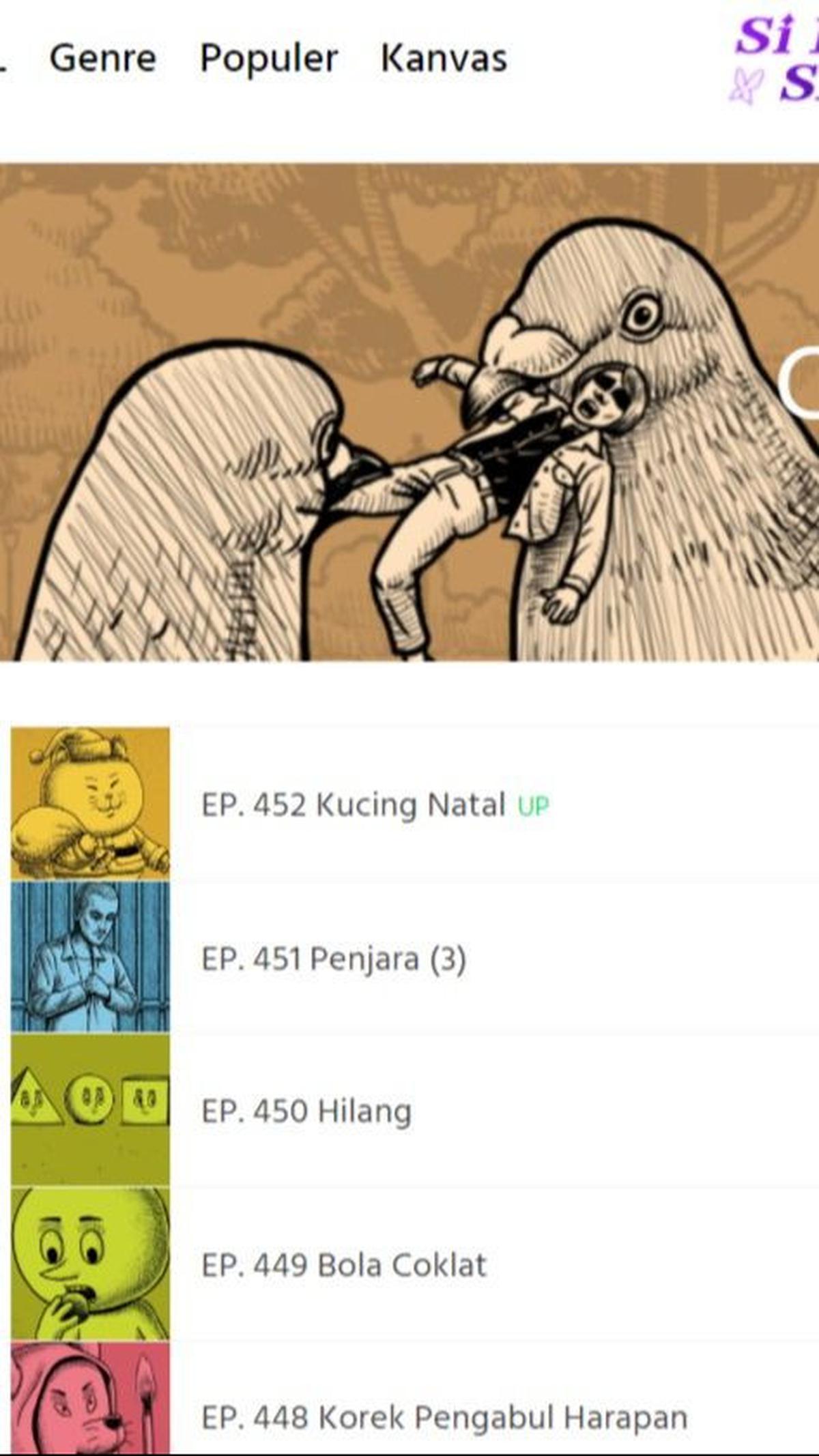 Webtoon 'Cinema of Darkness'