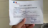 KRL Gangguan, Surat Ini Bikin Azhar Lega Meski Telat Ngantor