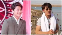 Kemiripan Rizky Billar dan presenter asal Taiwan, disebut kembar. (Sumber: Instagram/@rizkybillar/YouTube/Asia Travel)