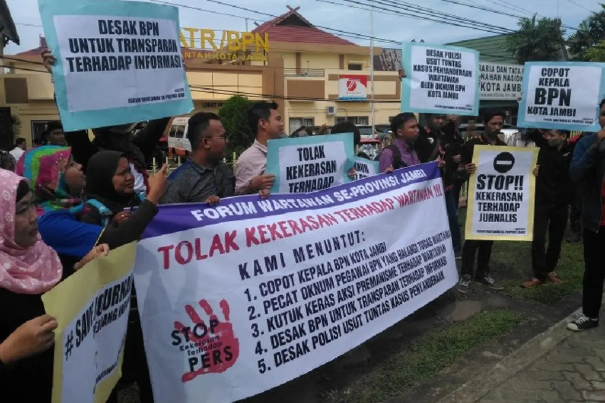 Demo wartawan Jambi
