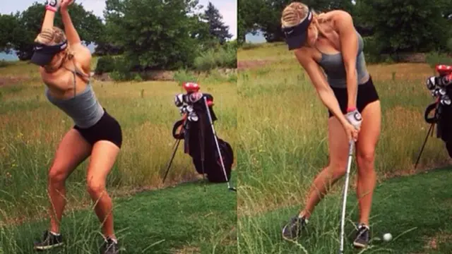 dunia golf baru baru ini dihebohkan oleh pegolf seksi  bernama Paige Spiranac/ lantaran tersebar foto–foto seksi Paige Spiranac saat  bermain golf dengan menggunakan pakaian mini//Mengetahui dirinya tengah diperbincangkan/gadis asal amerika serikat...