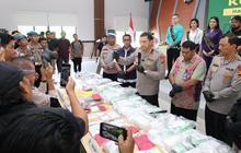 Operasi Antik LK 2026 Berakhir, Polda Riau Bongkar 435 Kasus Narkoba dan 557 Tersangka Diamankan
