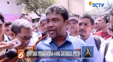 Iqbal adalah orang kedua yang dipanggil polisi setelah Ketua Majelis Kehormatan Partai Amanat Nasional Profesor Amien Rais.