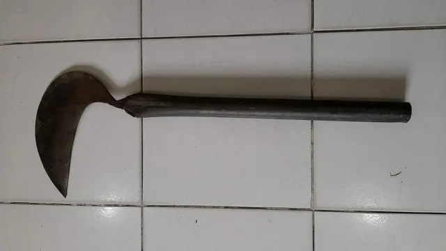 Seorang pria di Gombong, Kebumen, membacok tetangga korban karena mengaku mendapat bisikan Tuhan untuk menghabisi nyawa korban. (Foto: Liputan6.com/Humas Polres Kebumen)