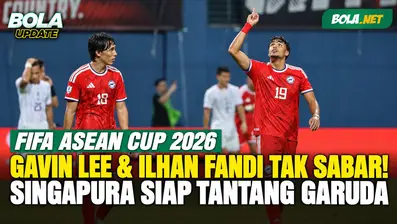 Pelatih Timnas Singapura, Gavin Lee, menjadikan FIFA ASEAN Cup 2026 sebagai persiapan menuju Piala Asia 2027. Gavin Lee dan striker Ilhan Fandi mengaku tak sabar menghadapi Timnas Indonesia serta merasakan atmosfer panas di Stadion Utama Gelora Bung ...