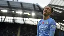 Manchester City secara mengejutkan kalah dari klub papan bawah Liga Inggris, Crystal Palace. Laga yang berlangsung di Etihad Stadium tersebut berakhir dengan skor 0-2. (AFP/Oli Scarff)