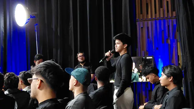 Jaden Bahtera Hadir di Konferensi Pers Byon Combat Showbiz Vol. 6