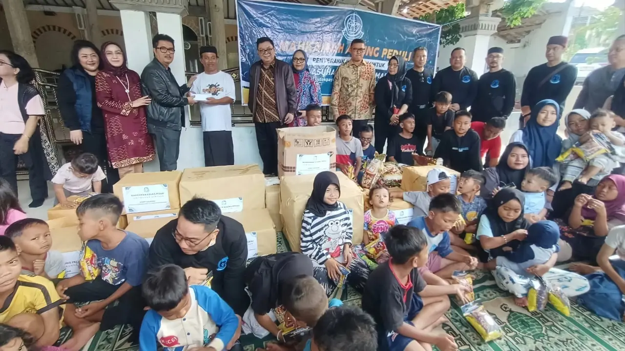 Ketua Kamar Tata Usaha Negara (TUN) Mahkamah Agung, Prof Yulius, mengunjungi Panti Asuhan Manarul Mabrur, Kota Semarang, 8 Juli 2025 (Istimewa)