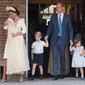 Pangeran George dan Princess Charlotte (Foto: DOMINIC LIPINSKI / POOL / AFP)