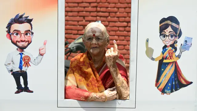 Antusiasme Warga Ikuti Fase Kedua Pemilu India