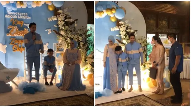 6 Momen Syukuran Akikah dan Khitan Anak Fairuz A Rafiq, Dihadiri Sejumlah Artis