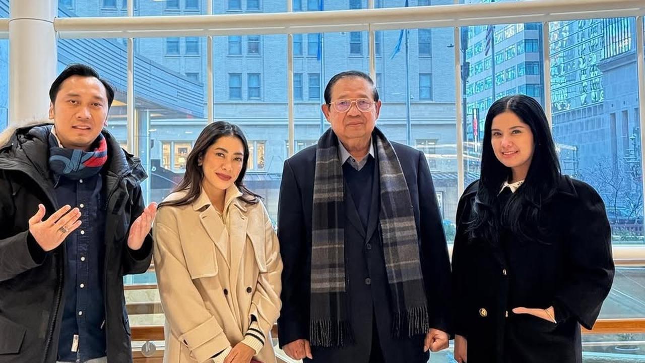 Potret SBY Usai MCU di Amerika Serikat, Didampingi Dua Menantu Cantik dan Putra Bungsu