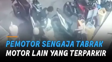 Merasa kesulitan, pria tersebut seolah naik pitam gara-gara ulahnya sendiri.