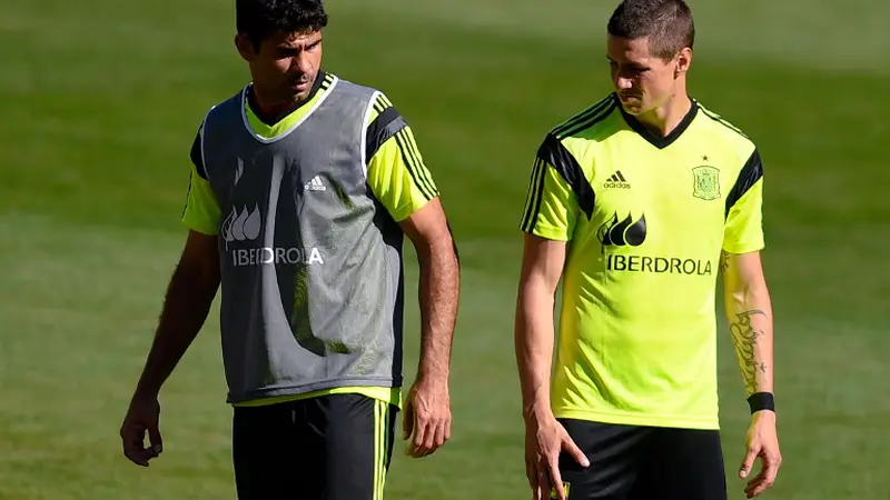 Diego Costa dan Fernando Torres