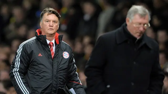 Louis van Gaal dan Sir Alex Ferguson