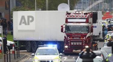 39 Jasad Ditemukan dalam truk di Essex, Inggris.