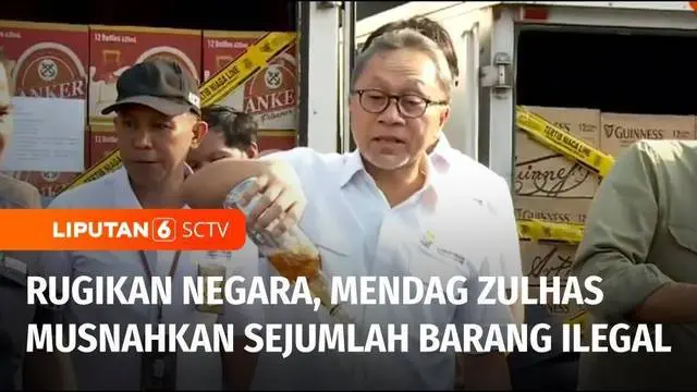 Menteri Perdagangan Zulkifli Hasan, memusnahkan sejumlah barang ilegal dengan total nilai Rp 7 miliar. Pemusnahan dilakukan, karena adanya pelanggaran yang berdampak pada terganggunya stabilitas perekonomian Indonesia.