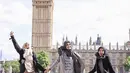 Laudya Chintya Bella dan Shireen Sungkar turut datang ke London demi memberi dukungan untuk istri Irwansyah ini. (via instagram/@zaskiasungkar15)