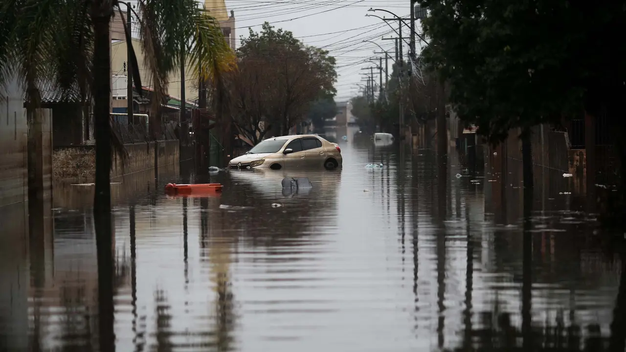 Sebagian Wilayah di Rio Grande do Sul Masih Terendam Air