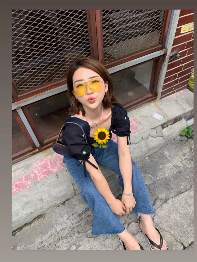 Potret Gaya Kasual Han Yoo Ra YouTuber Korsel. (Sumber: Instagram/big_miss_han)