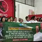 Relawan Projo deklarasi dukung Gusti Bhre menjadi bakal calon Wali Kota Solo.(Liputan6.com/Fajar Abrori)