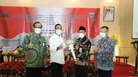 Talk show Peningkatan Indeks Literasi Masyarakat (PILM) di Kabupaten Pandeglang, Kamis, (21/10/2021). (Liputan6.com/ Istimewa)