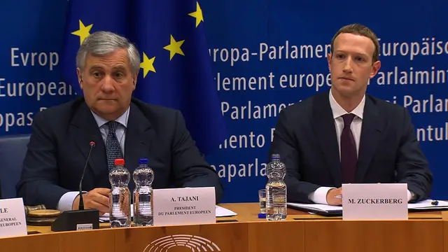 Bos Facebook Mark Zuckerberg Hadapi Sidang Parlemen Eropa