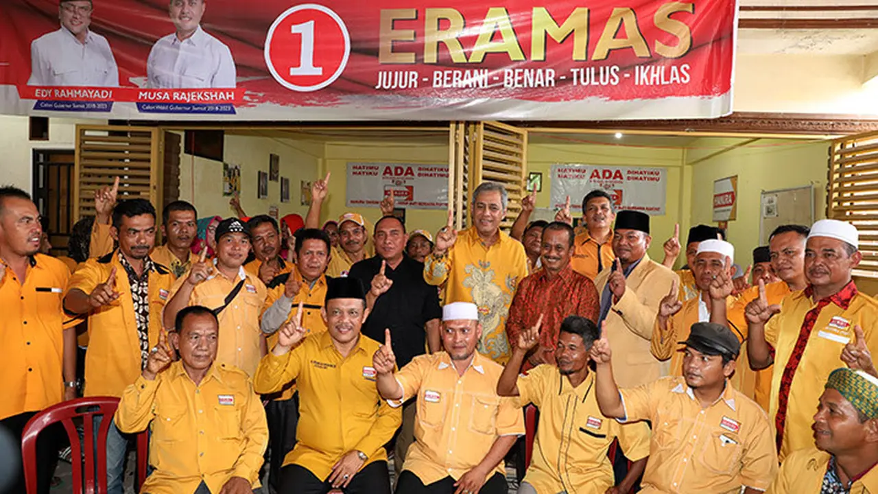 Calong Gubernur Pilkada Sumut 2018 Edy Rahmayadi di Padang Lawas