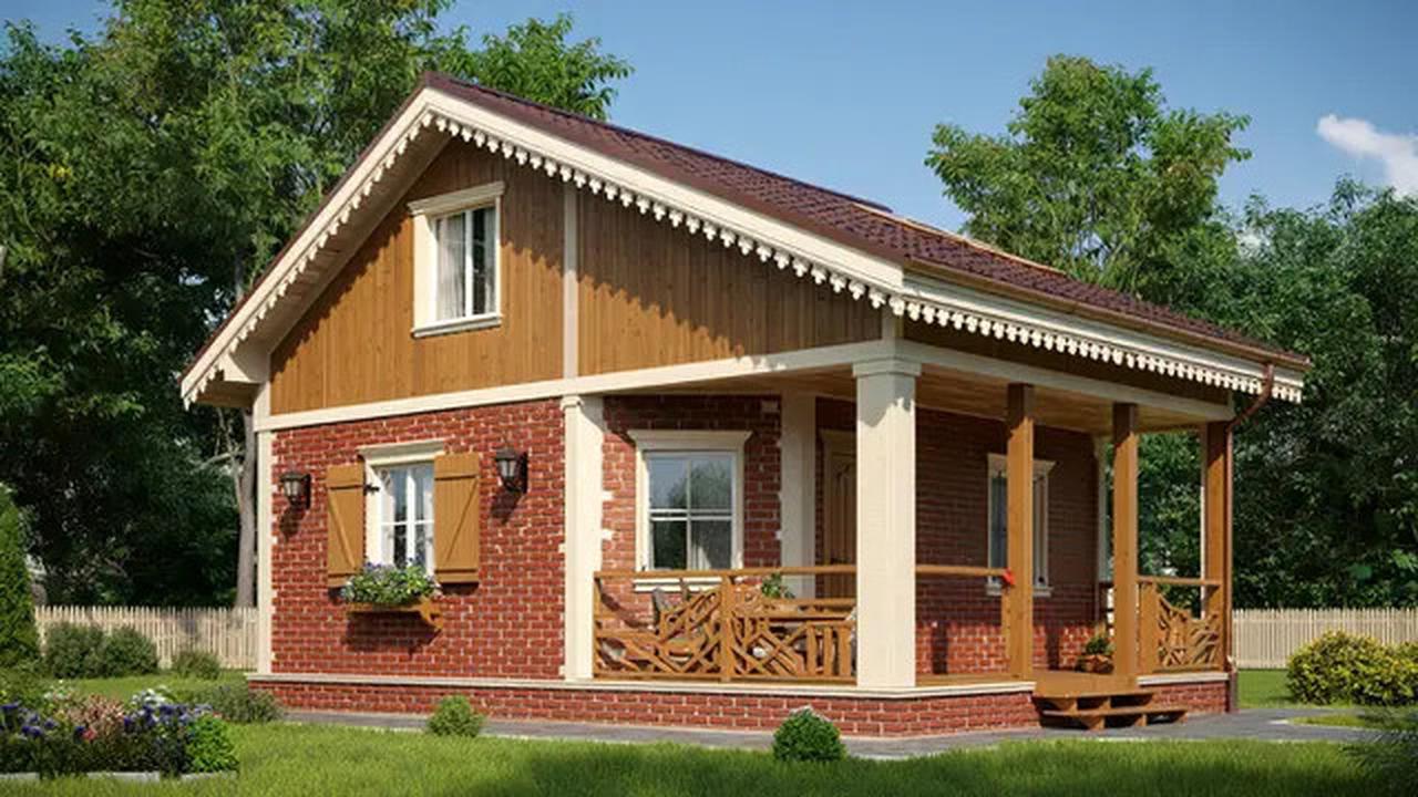8 Model Rumah Kecil Tapi Cantik 5x7 Meter dari Bata Ekspos dan Kayu, Sederhana Tapi Bikin Betah