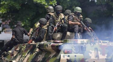 Pasukan Keamanan Sri Lanka Berlakukan Tembak di Tempat