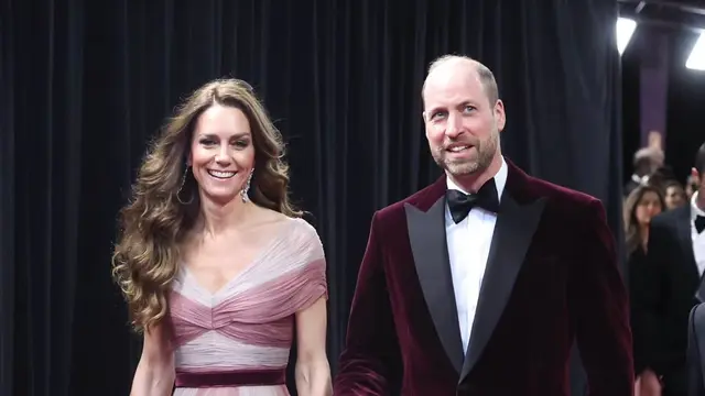Comeback Elegan di Tengah Drama Kerajaan, Kate Middleton Memukau dengan Gaun Pink Romantis di BAFTA 2026