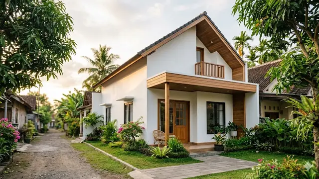 Model Rumah Sederhana Tapi Terlihat Mewah di Kampung