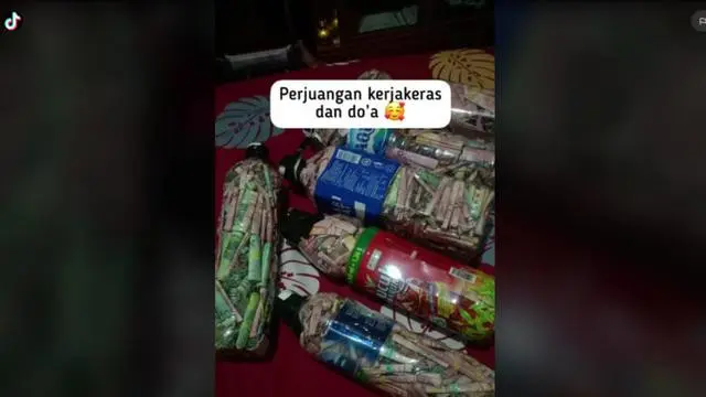 Menabung di botol, ibu ini berhasil membeli mobil impiannya