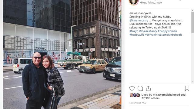 Maia Estianty - Iwan Mussry (Foto: Instagram)