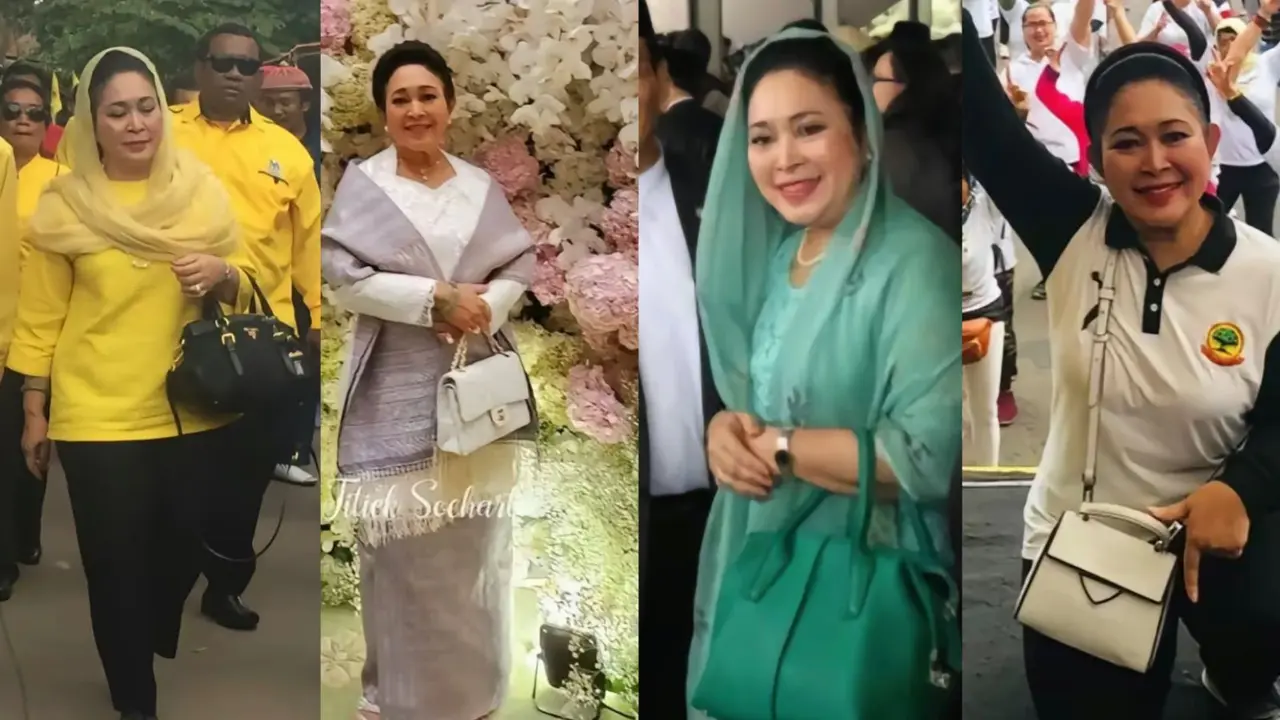 Deretan koleksi tas Titiek Soeharto dari brand Prancis hingga lokal asal Yogyakarta