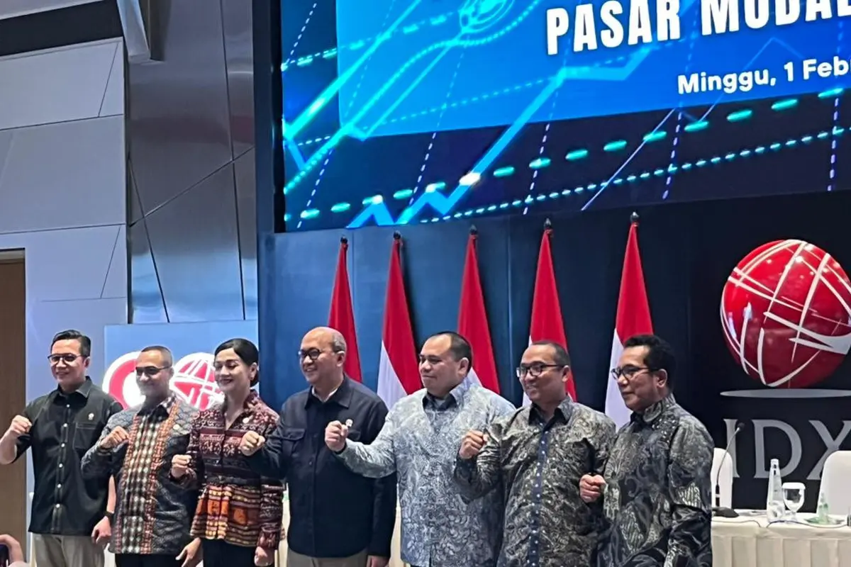 CEO Danantara Indonesia, Rosan Roeslani di Bursa Efek Indonesia, Minggu (1/2/2026). (Liputan6.com/Gagas)