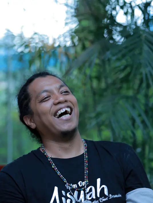 Komika kelahiran Kendari 31 tahun silam ini mengaku tidak merasakan kesulitan meski baru pertama kali melakoni film genre drama. Ia hanya merasakan perbedaan. (Adrian Putra/Bintang.com)