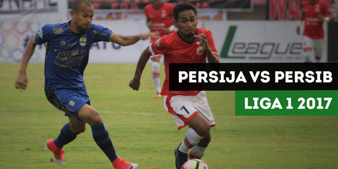 VIDEO: Highlights Liga 1 2017, Persija Jakarta Vs Persib Bandung 1-0