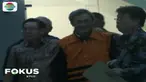 Didampingi kuasa hukumnya, Eddy keluar dari ruang penyidik KPK sudah dengan mengenakan baju tahanan KPK.