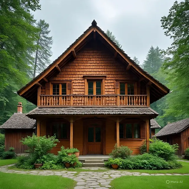 Gambar Rumah Kayu Sederhana Ukuran 6x9 di Kampung