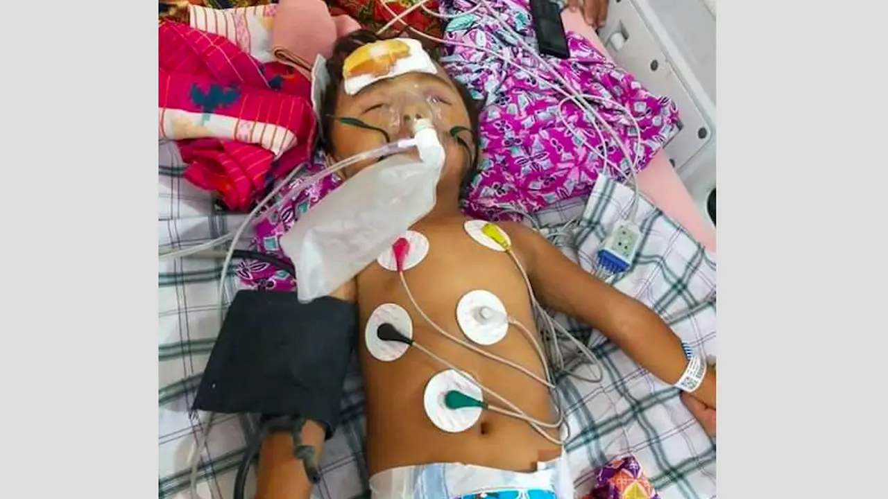 Ahmad Gibran, penyintas banjir bandang Luwu Utara yang tertimpa gorong-gorong wc umum untuk pengungsi (Istimewa)