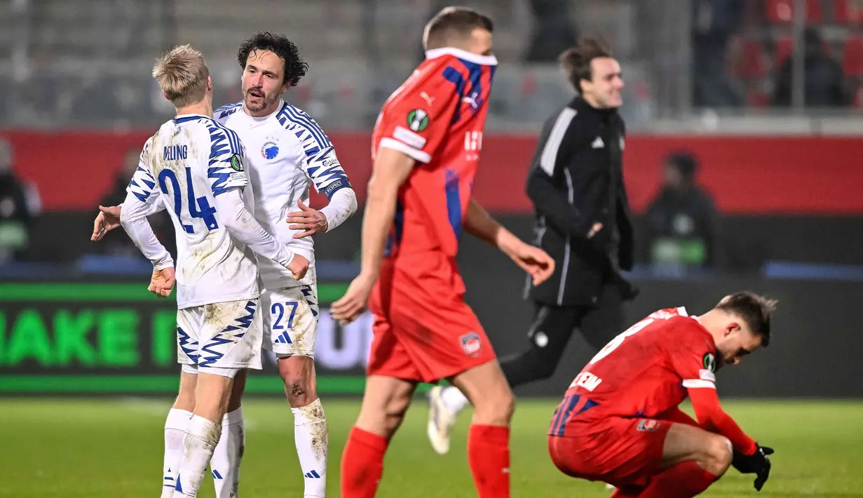 Di babak 16 besar, Copenhagen akan menghadapi tantangan berat melawan pemenang antara Vitoria de Guimaraes dan Chelsea. (Harry Langer/dpa via AP)