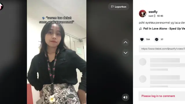 Ayda Prasasti putri Ki Joko Bodo (Foto: TikTok sasfly)