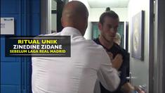 Pelatih Real Madrid, Zinedine Zidane, melakukan ritual unik kepada pemain Real Madrid setiap kali akan turun bertanding.