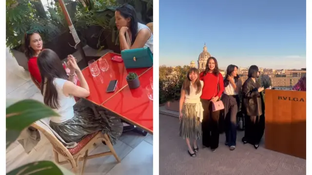 Potret Luna Maya saat ke Roma Setelah Menikah/Instagram @lunamaya