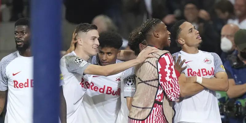 Noah Okafor Bikin Dua Gol, RB Salzburg Bungkam Wolfsburg 3-1