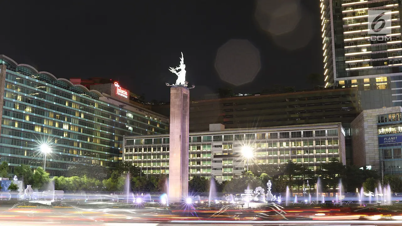 Earth Hour di Bundaran HI