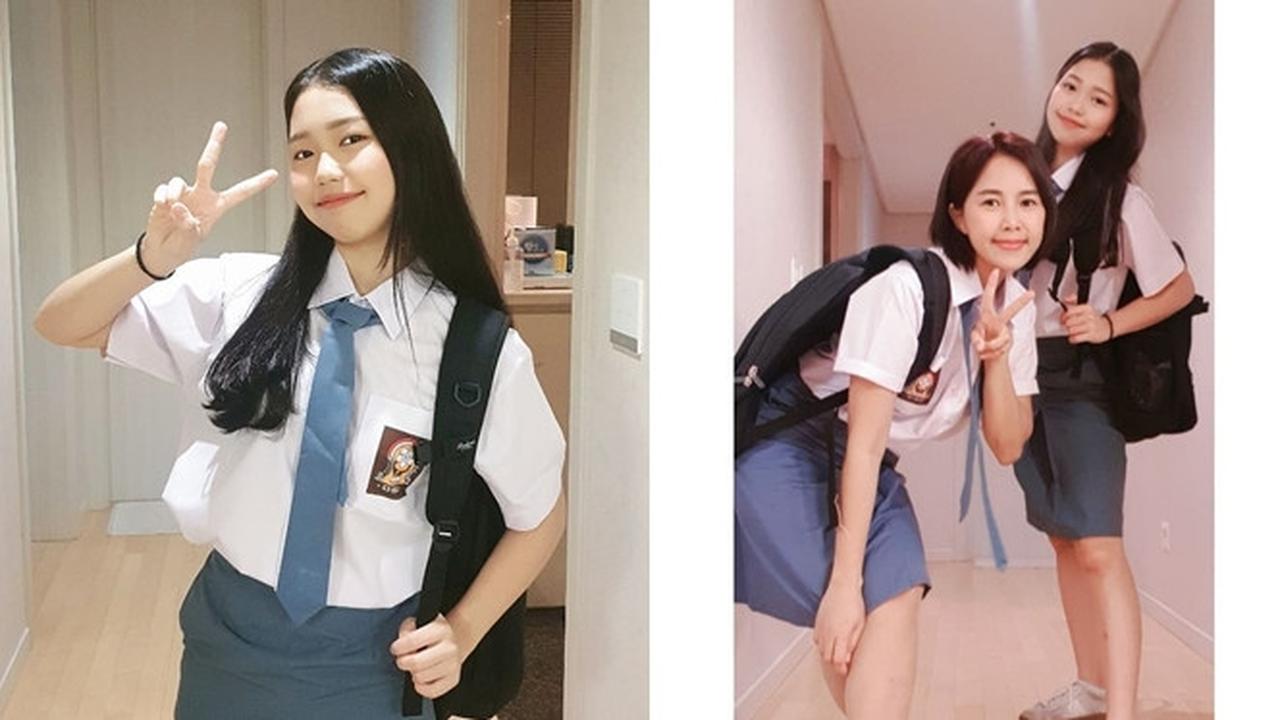 6 Potret Kebersamaan Yannie Kim dan Sang Anak, Bak Kakak Adik