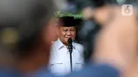 Setidaknya, pertemuan Prabowo Subianto dan Yusril Ihza berlangsung selama hampir satu jam. (Liputan6.com/Johan Tallo)